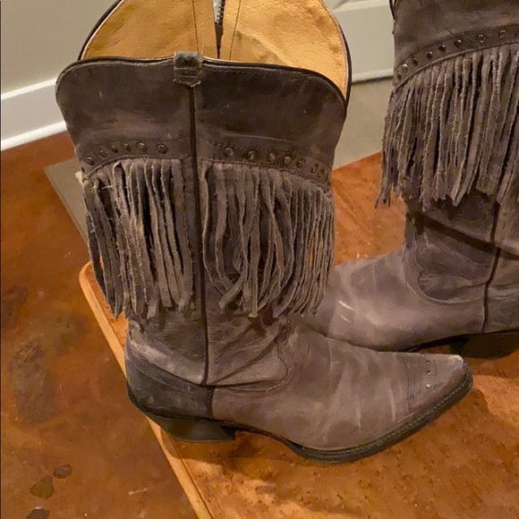 Tony Lama fringe cowboy boots - Picture 5 of 8